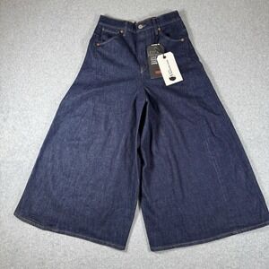 NWT Levi's Premium Engineered Jeans Loose Wide Leg Cropped Red Label Size W25